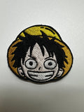 One Piece Monkey D. Luffy Embroidered Patch – Anime Straw Hat Iron-On Sew-On Patch