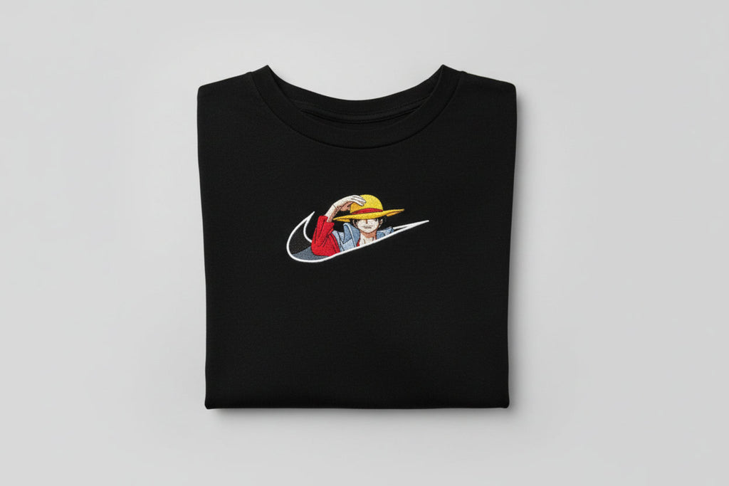 Monkey D.Luffy Embroidered Hoodie – One Piece Anime Streetwear Hoodie