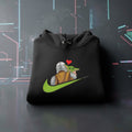 Mando and Grogu Embroidered Hoodie – The Mandalorian Streetwear Hoodie