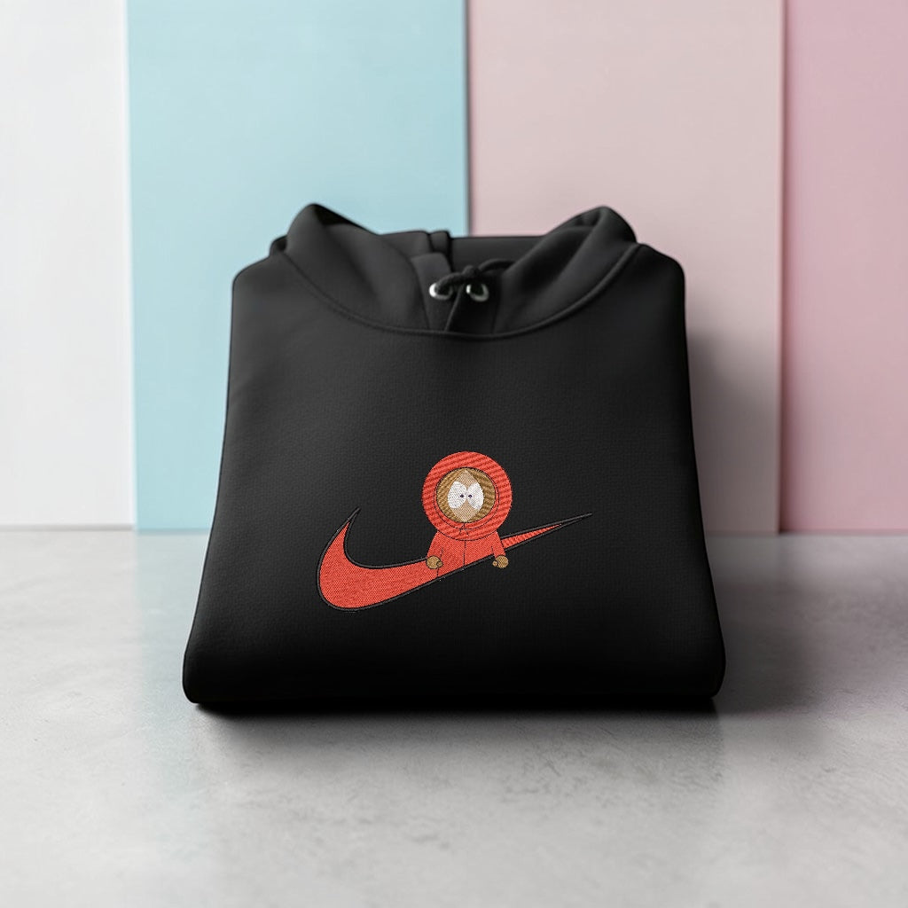 Kenny McCormick Embroidered Hoodie – South Park Streetwear Hoodie