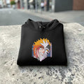 Ichigo Kurosaki Embroidered Hoodie - Bleach Anime  Streetwear Hoodie