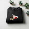 Sudadera con capucha bordada de Saitama - Sudadera con capucha de streetwear del anime One-Punch Man